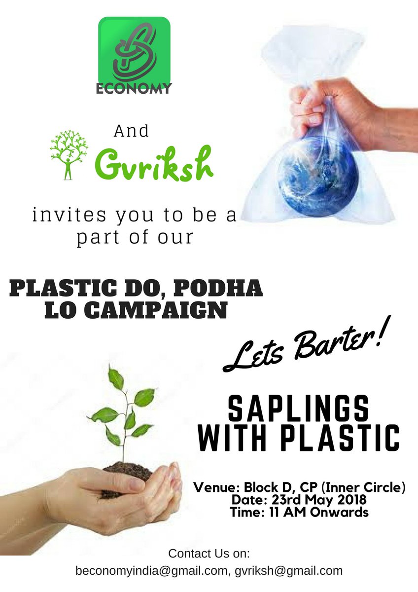 Gvriksh's tweet photo. We'll be exchanging single-use PLASTIC bottles with PLANTS and get a petition signed encouraging them to stop using single-use plastic and planting more trees to make a better environment for them and their children. #PlasticBottle #Event #campaign #Gvriksh #Upcycling https://t.co/vUFbo9Ww8f