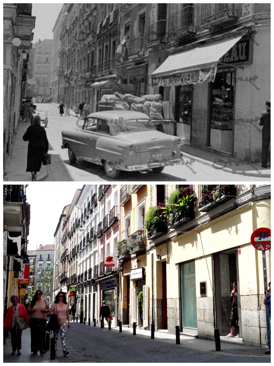 sumalo68's tweet photo. La calle Fúcar y nuestra droguería allá por 1960,y en la actualidad.
#Historia #Madrid #Fucar #Barriodelasletras #buencomercio https://t.co/AmUC17bk1a