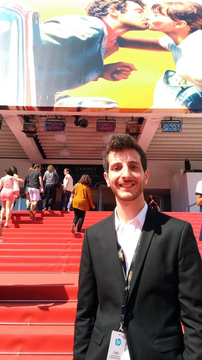 InfocomBesancon's tweet photo. Rémi a fait sa première montée des marches officielle. ✨ Il a également eu l'opportunité d'être invité à bord d'un boat pour une recherche de financement du futur film. https://t.co/oOAC6CK4jR