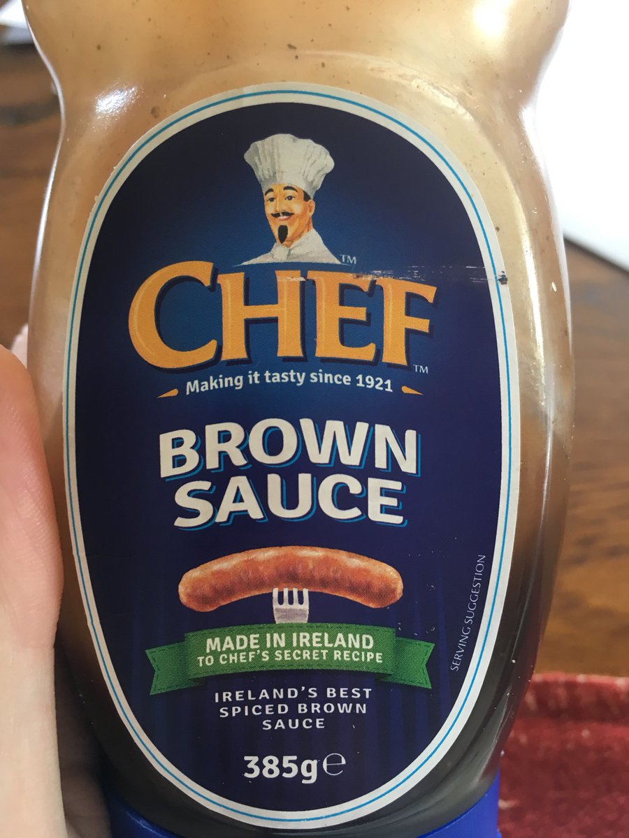 thesaturdayman's tweet photo. As sauces go, this mans produce is very under rated. Good man chef 👨🏼🍳 #chefsauce #brownsauce https://t.co/5e1Lf2gm5y