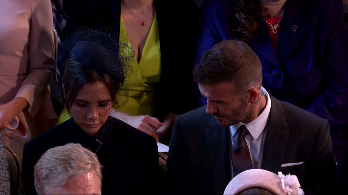 Hemul16's tweet photo. Love how the camera person and I are in perfect sync at the #RoyalWedding Am blessed with a perfect shot, everytime I start wondering what is #DavidBeckham up to.

#HarryandMeghan https://t.co/i5zj2qSuCE