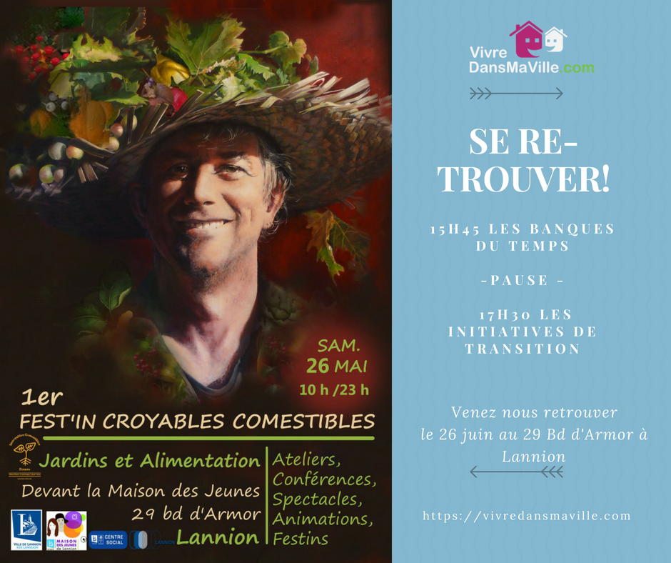 #IncroyablesComestibles
#BanquesduTemps
#transition 
#Festival
#Documentaire
#VivreDansMaVille