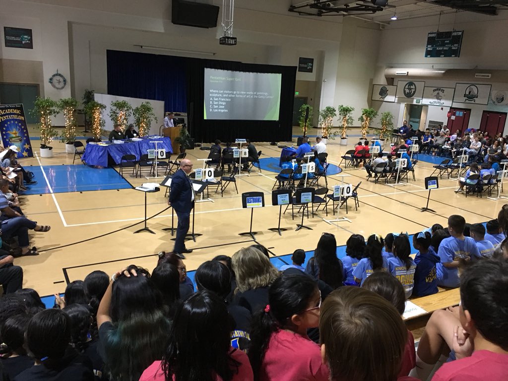 DowntownDragons's tweet photo. Academic Pentathlon is happening! Lots of teacher, administrator, & parent support for our awesome students. Go Dragons! #teamBCSD @NoreenBart @MarkALuque @mags_gubbsm @DeeDeeHarrison9 #bcsdFACE @DowntownNguyen @kararand https://t.co/Oq5StSTpCJ