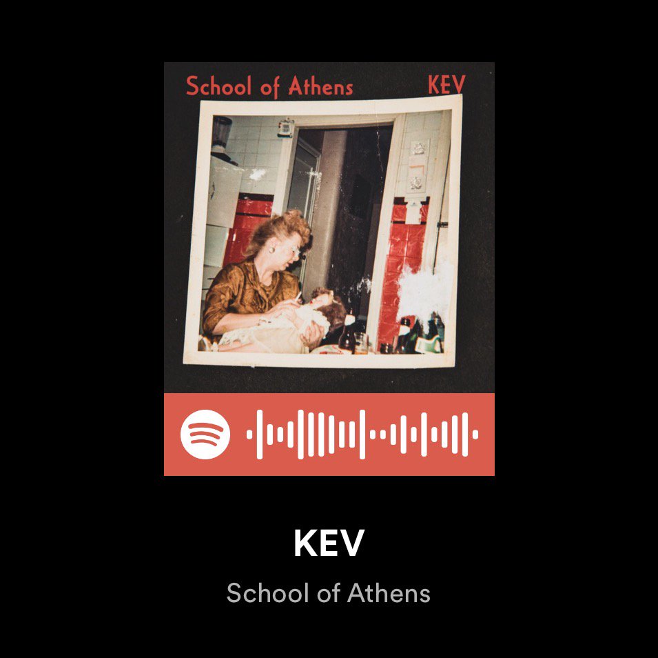 Excited to release our new album KEV today on #spotify , #itunes and all other streaming services /// listen and study up so you can sing along when we play #DeutschtownMusicFestival on Saturday July 14 open.spotify.com/album/01kWgaJI…