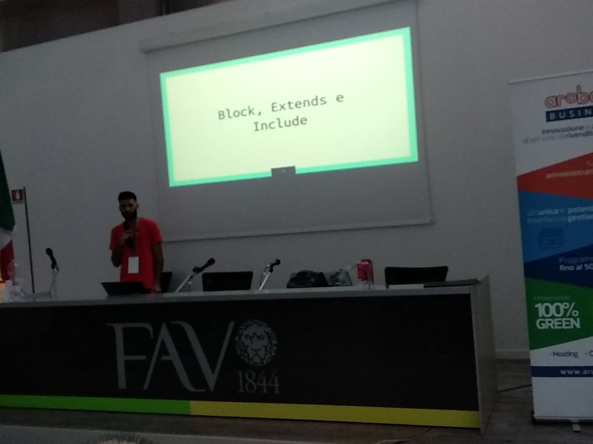 i_Genius's tweet photo. A big applause for the first talk of @andre_nadin's life at #wordcamp
#timber #twig #WCBO #WordPress https://t.co/DAm2eR815L https://t.co/m98XDc7WbT