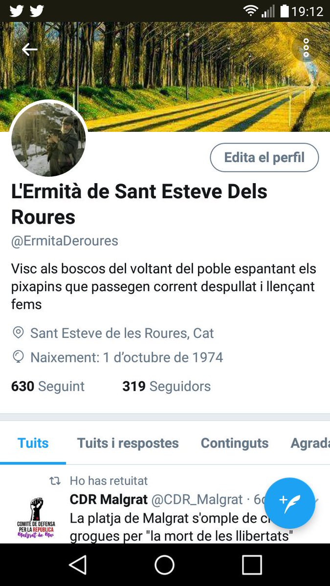 ErmitaDeroures's tweet photo. @ArrimadasSEDR No et fa vergonya que un pobre ermità tingui més seguidors que tu? Fes-t'ho mirar a @psicologa_sr @CentrePsicolSer @PsiquiatricSant @Tanajoj1 https://t.co/cYEEqF5bGv