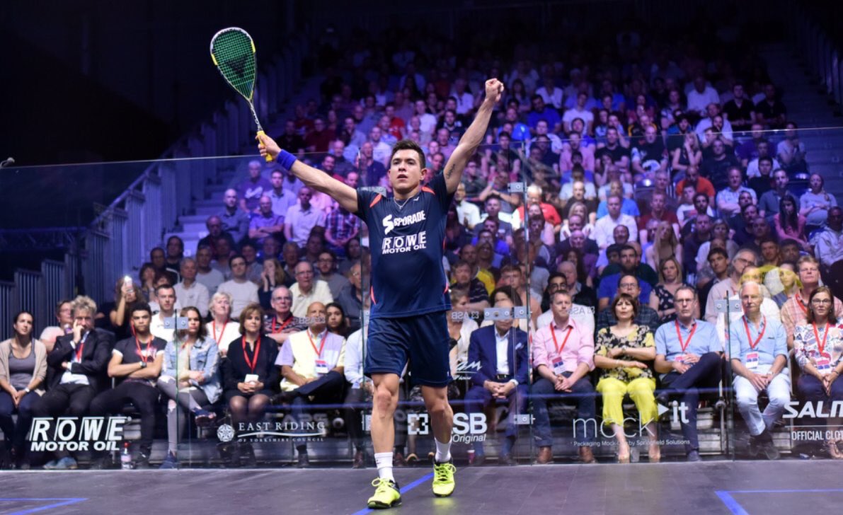 ¡HISTÓRICO, MIGUEL RODRÍGUEZ ES FINALISTA DEL ABIERTO BRITÁNICO!

El colombiano <a href="/MiguelSquash/">Miguel Rodriguez</a> venció 3-1 a Paphael Kandra y se mete a la final del British Open. Hecho sin precedentes, primer latinoamericano en la final de este torneo. ¡Comparte, Que toda Colombia se entere!