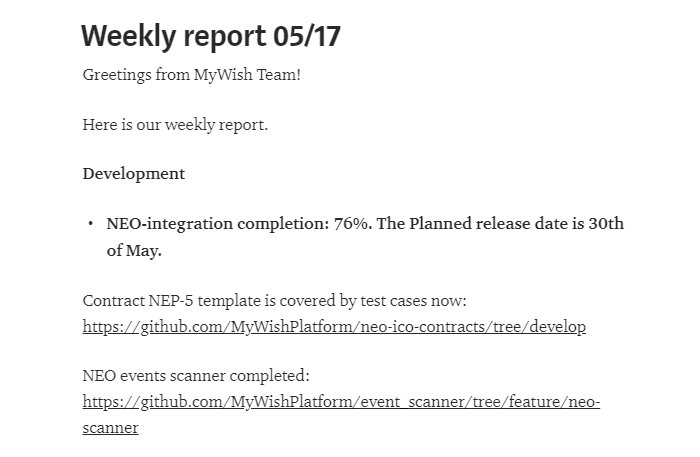 $WISH NEP5 contracts by the end of May