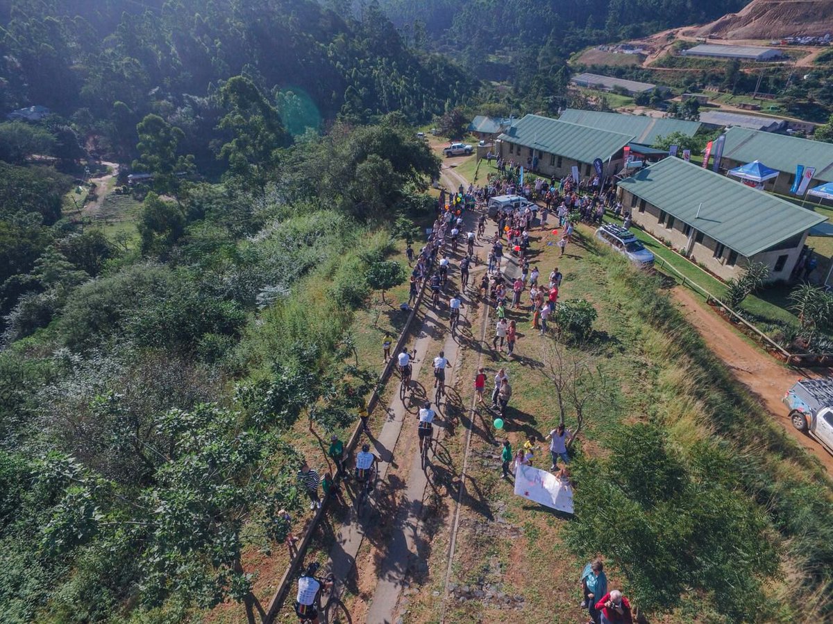 Ingane Yami (@inganeyami) on Twitter photo What an emotional end to an incredible journey.
We are so proud of all the <a href="/TransAfricaAdv/">FirstRandTransAfrica</a> cyclists and support crew— who endured an epic 12 day adventure, having raised over R1 million for the Village!!
You are truly rewriting the future of our children! What an emotional end to an incredible journey.
We are so proud of all the <a href="/TransAfricaAdv/">FirstRandTransAfrica</a> cyclists and support crew— who endured an epic 12 day adventure, having raised over R1 million for the Village!!
You are truly rewriting the future of our children!