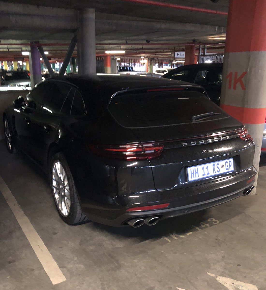 First time seeing a #Porsche #Panamera #SportTurismo. Spotted this one at OR Thambo International.