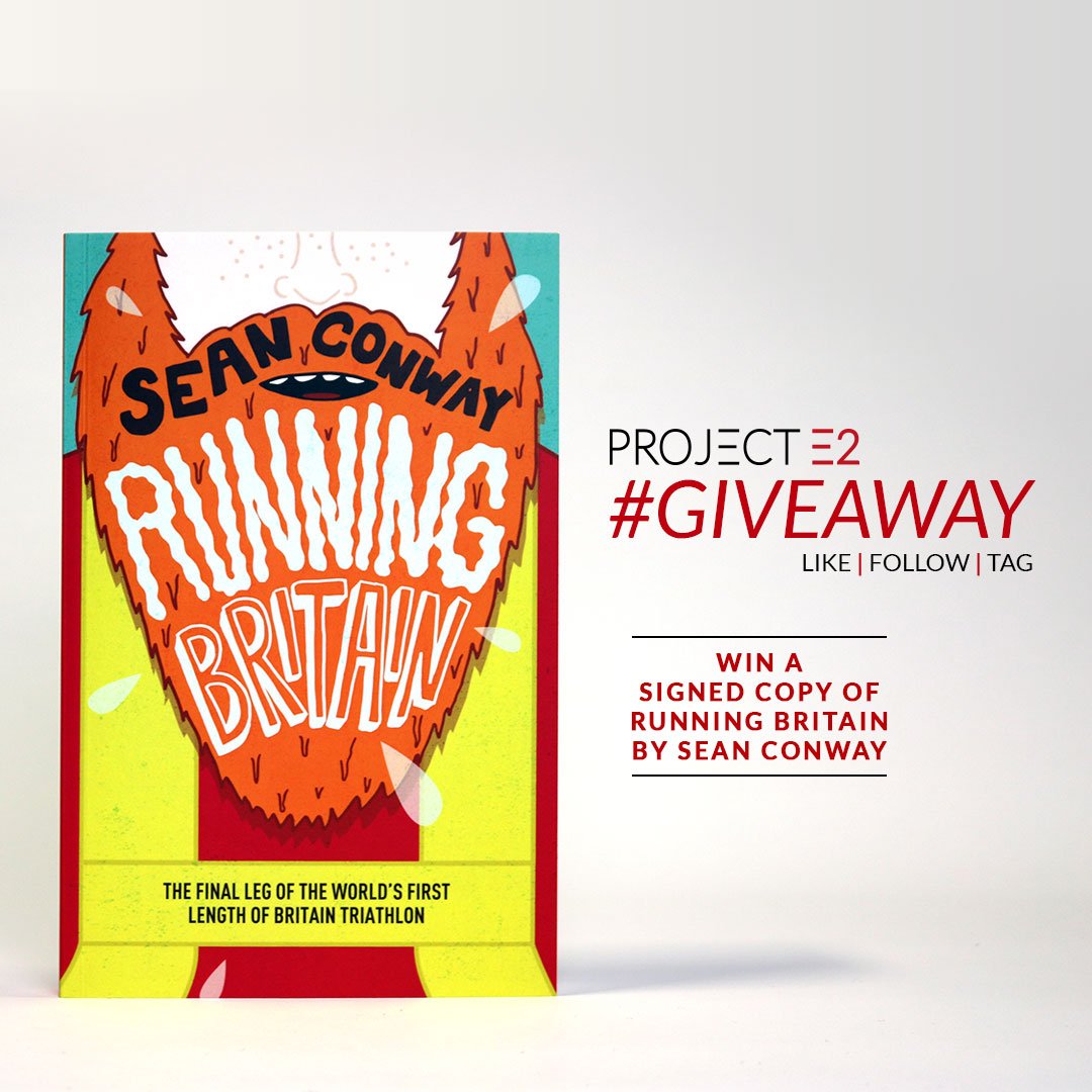 ProjectE2_HQ's tweet photo. In celebration of Sean Conway setting a world record a week ago we're giving you a final chance to win a signed copy of his awesome book Running Britain!
To enter:
✅ Like this post
✅ Follow our page
✅ Tag a friend... Simple!
➖➖➖➖➖➖➖➖➖➖➖➖➖➖
#ProjectE2 #Competition https://t.co/CenyM8Z0p1