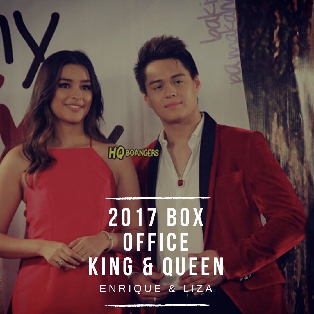 HQBoangers's tweet photo. New Box Office King And Queen @itsenriquegil  @lizasoberano  

#LizQuenKingAndQueen 
LizQuen Reigns https://t.co/MjdMygImjM