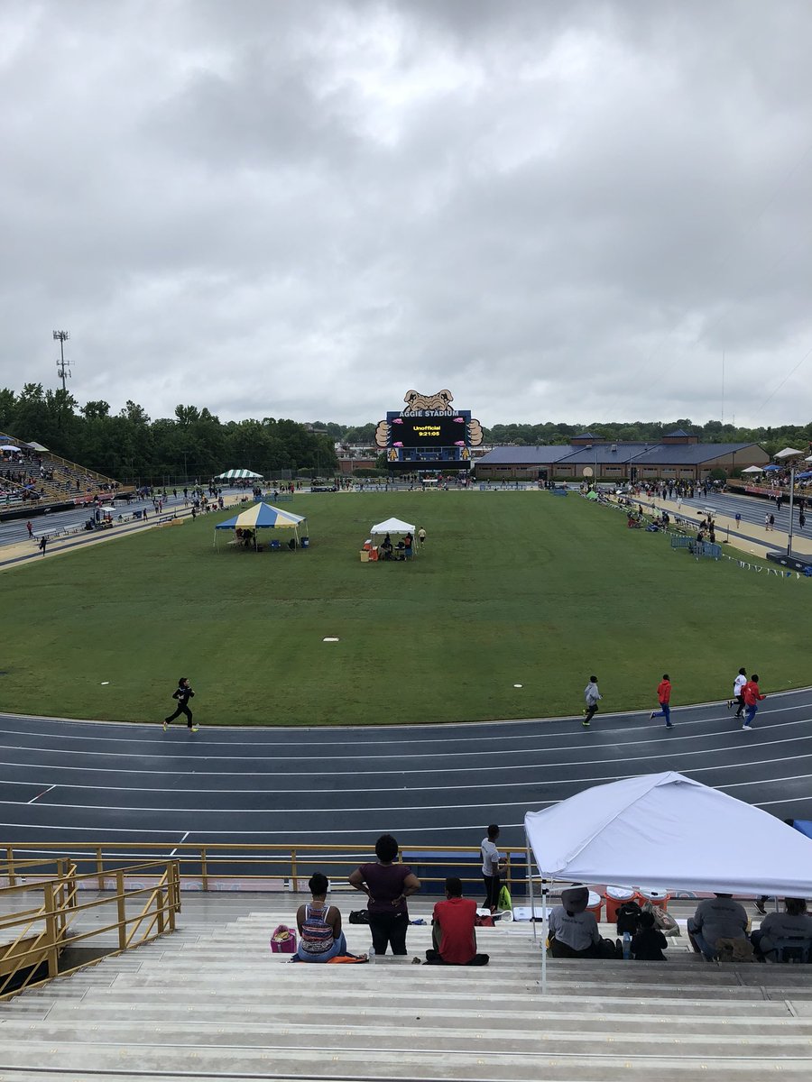 Rain or shine it’s STATES! #NCAT #GoKnights