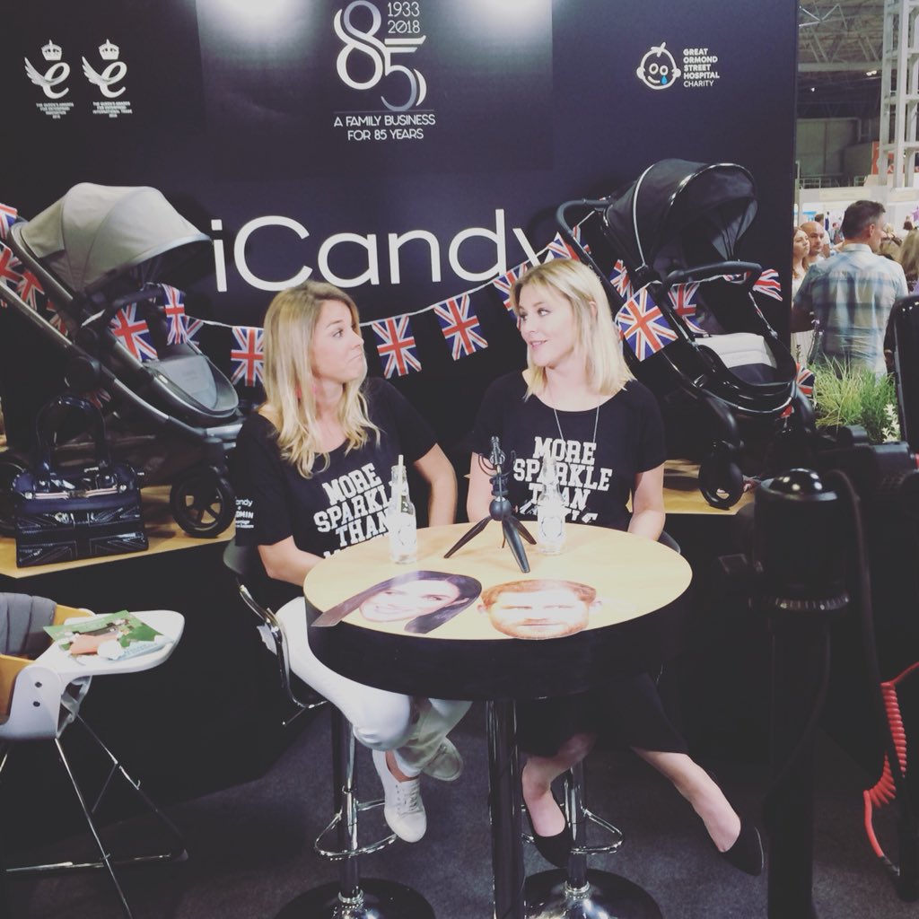 iCandyWorld's tweet photo. Thinking about #MeganMarkle’s dress like.. 👰
Behind the scenes of #iCandyLive with the wonderful & beautiful @katieannlamb from @TheSloaney , chatting through #thatdress, #Parenthood, #BeingPregnant & the future 🤗
#iCandyMum @TheBabyShow https://t.co/XlPz2sILcX