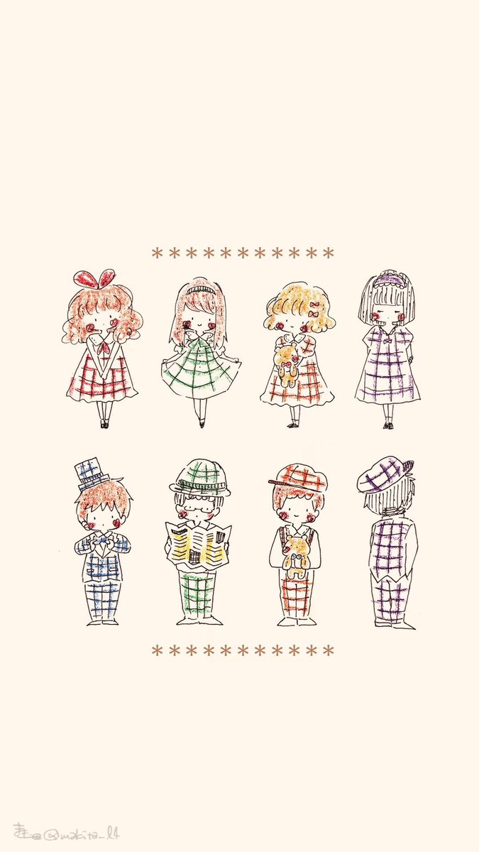 チェックコーデ👚👔 