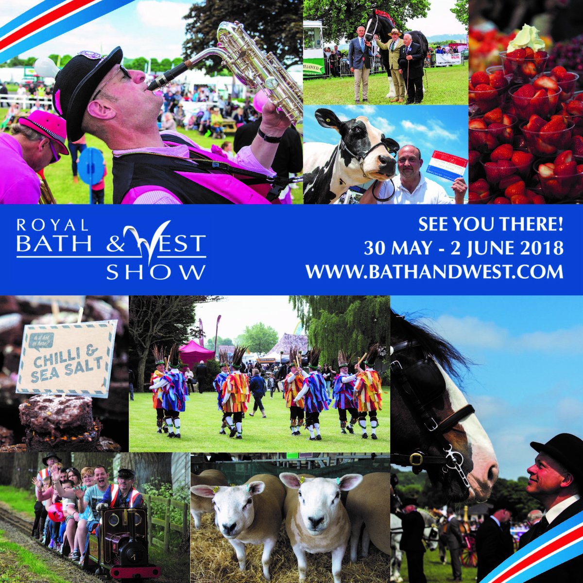 The <a href="/BathandWest/">Royal Bath and West</a> Show is nearly here! #WIN 1 of 3 pairs of tickets to the South West’s largest agricultural show &amp; enter for free from 30th May - 2nd June. Simply RT&amp;F for the chance. Winners announced after 5pm Monday 21st May. #RBW18