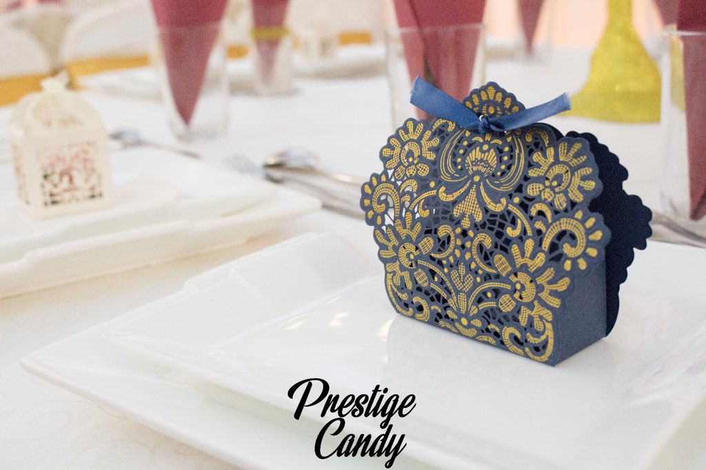 PrestigeCandyUK's tweet image. SPECIAL OFFER‼️ We have 92 Navy &amp;amp; Gold Favour boxes left in our inventory.
WAS £1 PER BOX/NOW 0.80p including one sweet🙌🏼
Send us a dm to find out more or email: Sales@PrestigeCandy.co.uk📦📥 (OFFER ENDS 1st JUNE)

#favourbox #favourboxes