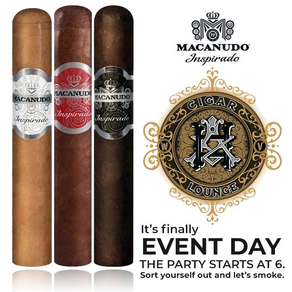 MACANUDO INSPIRADO EVENT DAY IS HERE!

These aren't golf-course Macs. These are LOUNGE Macs. These are bourbon-on-the-back-deck Macs. And we'd stack them up against any $10+ stick you like...and we HAVE...and the Inspirado WON...UNANIMOUSLY.

COME JOIN US TONIGHT at 6PM!