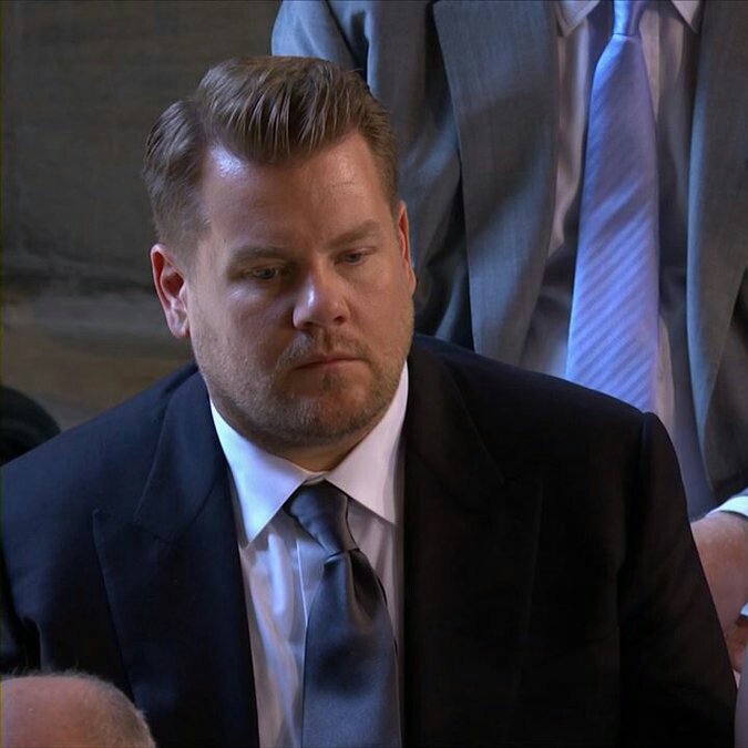 gobutterflyblr's tweet photo. Hi Coredn it's not your show! 
Corden: 
 #royalwedding https://t.co/A8PjPGNhAz