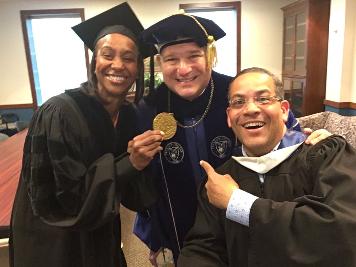 RafaelOnTV's tweet photo. She’s an Olympian @Catchin24 but she was impressed with @PresFC presidential medallion #grizzgrad @grizalumni @FranklinCollege https://t.co/J7UBsURdPv