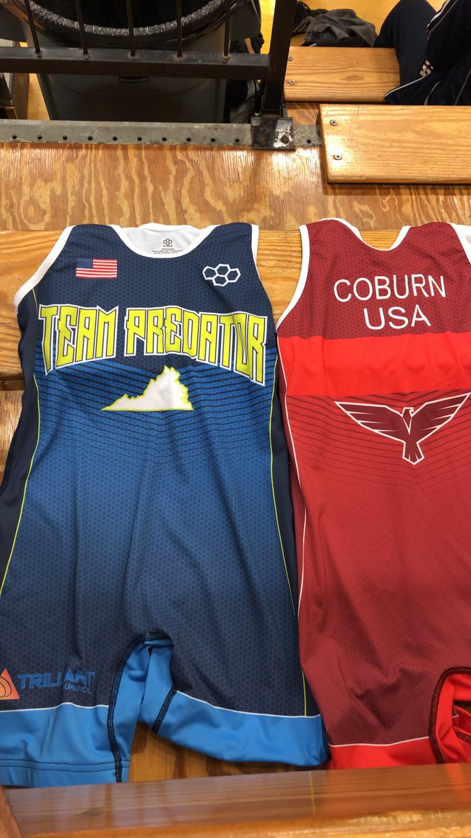 AustinCoburn's tweet photo. Shoutout to @the_rudis and @JWDeitchler for hooking me up with these fire singlets for the WTT today https://t.co/SM3voeP8wf