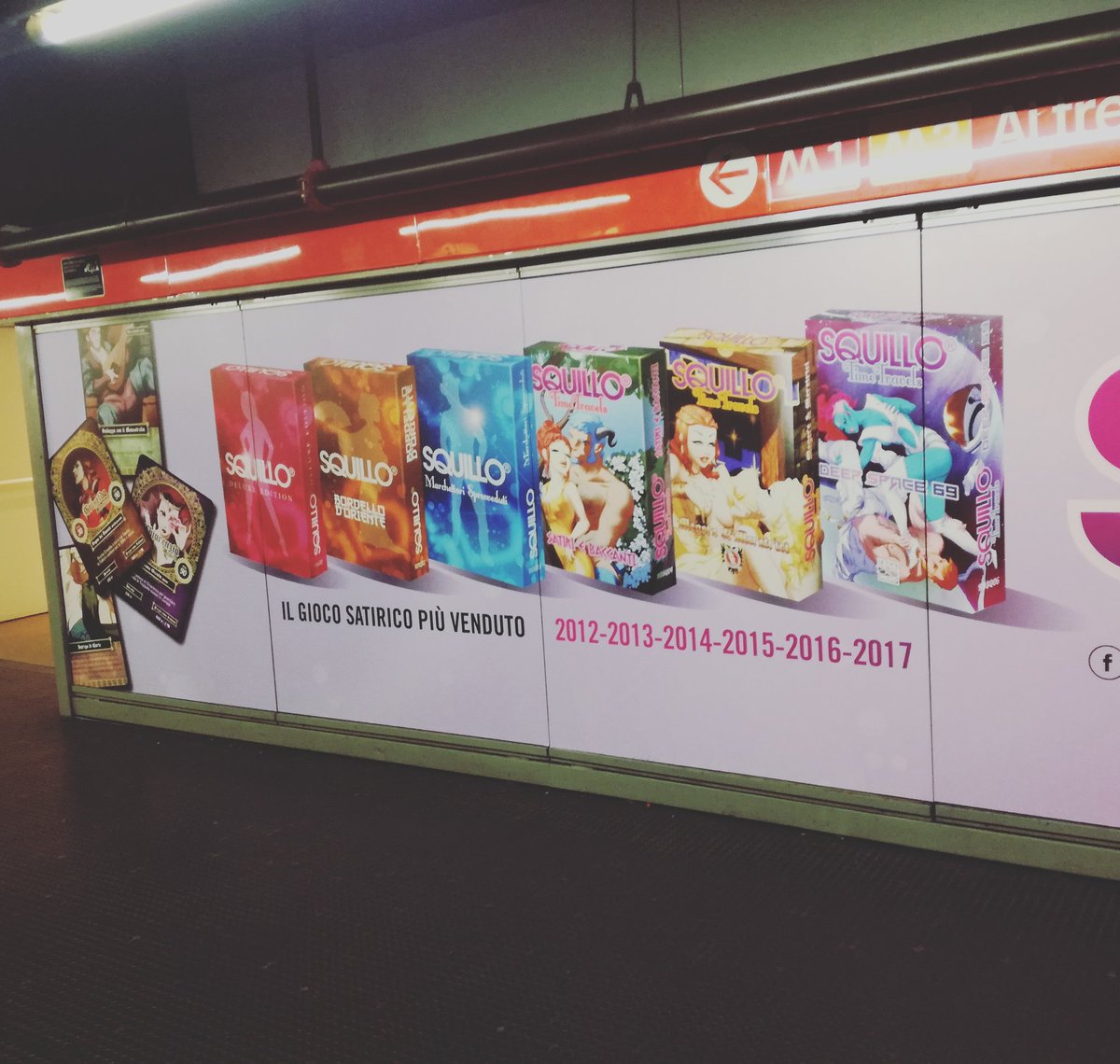 Squillo, il gioco satirico più venduto del:
2012
2013
2014
2015
2016
2017
MA RESTIAMO UMILI
shop.freaknchic.it/it/488-games

#GalleriaSantaRadegonda #DuomoMilano #Metro