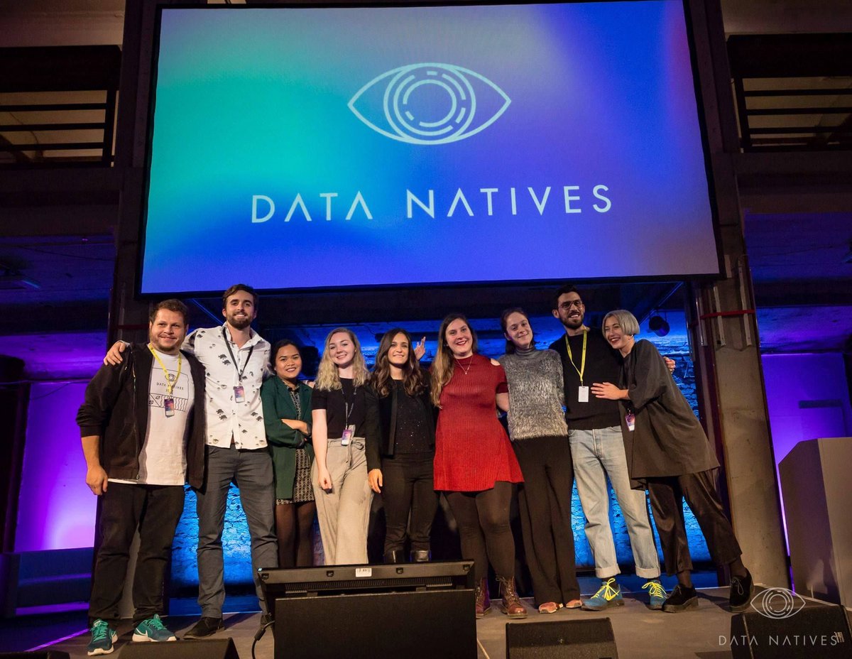 DataNativesCon's tweet photo. We are Europe’s #premierevent for the #datadrivengeneration because of you! #dnteam #dn2017 #BigData https://t.co/OPqL0XLyht