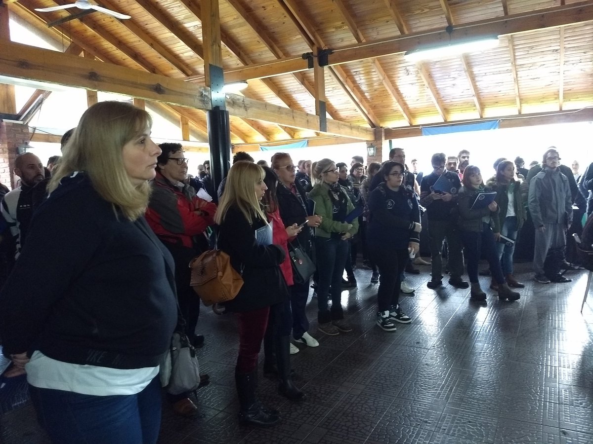 La16deNoviembre's tweet photo. #AHORA #Plenario de @Sitraju_caba en el Complejo La Torre #UPJET 
#La16 presente ✌️ https://t.co/oUHecMirFV
