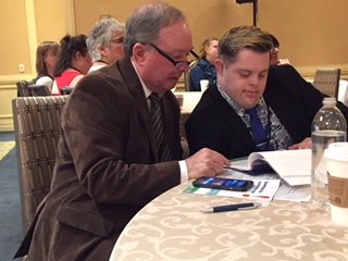 SenatorMunson's tweet photo. This is one busy day in Hamilton-our very first annual Down Syndrome Conference in Hamilton #CDSSconf just in case you missed earlier tweets, Mike works for me and we see the ability. Mike received a standing ovation-very special day in a room full of love and inclusion @SenateCA https://t.co/2so0A2ZoZu