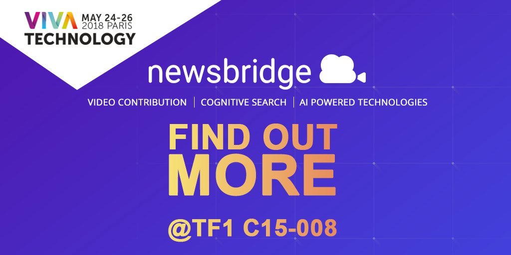 moments_lab's tweet photo. Attending @VivaTech the best tech conference in Europe? Us too!
🚀 Want to discover how we help content creators using high end cognitive technologies?
📍 Let's meet at #VivaTech - Booth C15!
#AI #CognitiveSearch #VideoContribution #ContextualRecognition #SpeechtoCut https://t.co/vxGKmPWQ9E