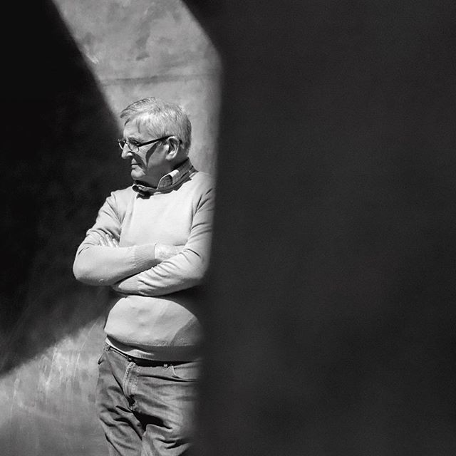 Portrait of my Dad enjoying a moment in the sun at the Henry Moore Sculpture Park. instagram.com/p/Bi9bb9Wn5ZD/