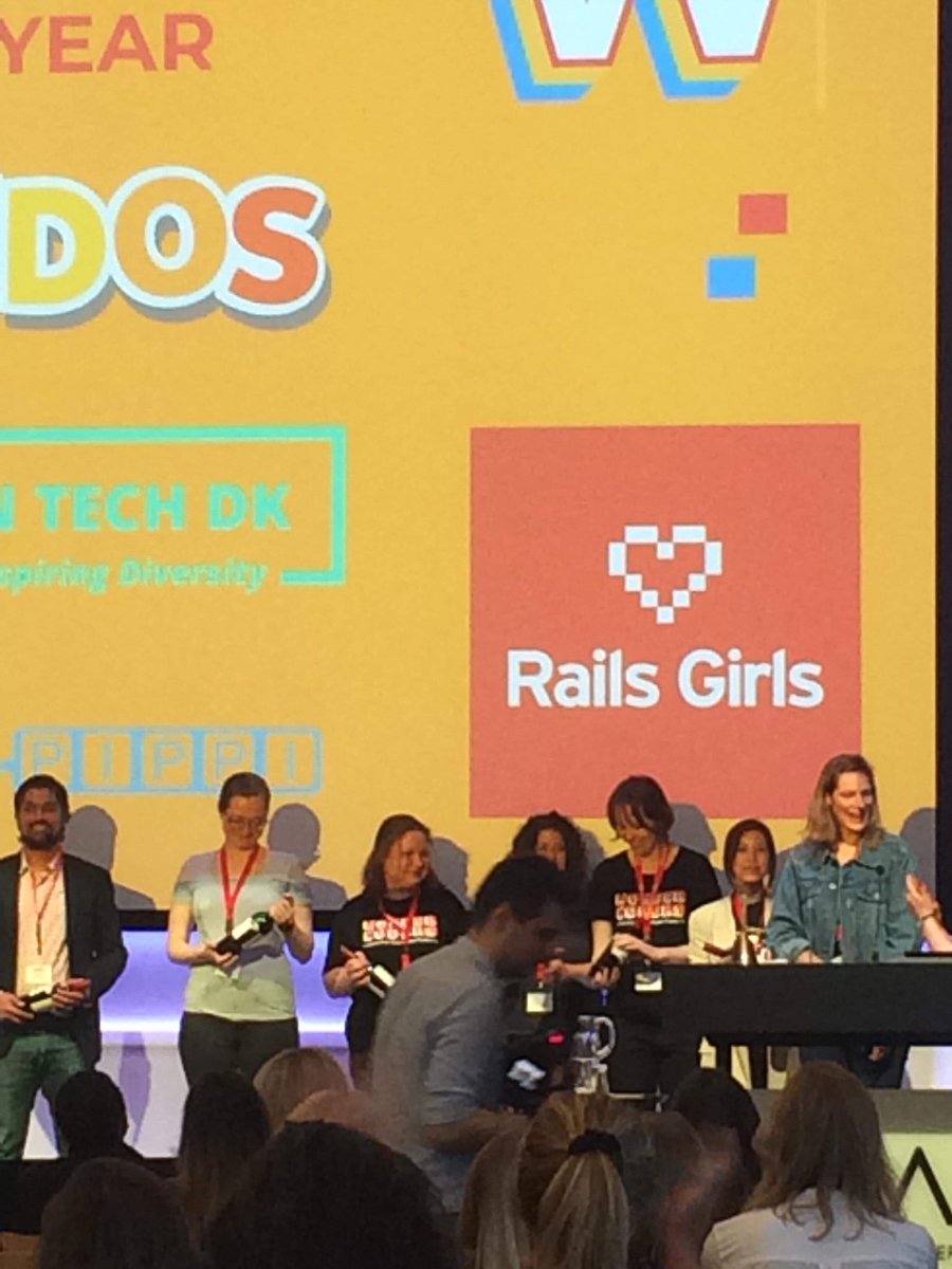 <a href="/CopenhagenRg/">Rails Girls CPH</a>  just won a community award together with, among others, <a href="/CodersDk/">WonderCodersDK</a> <a href="/DigiPippi/">DigiPippi</a> and <a href="/WomenTechmakers/">Women Techmakers</a>, wohoo!