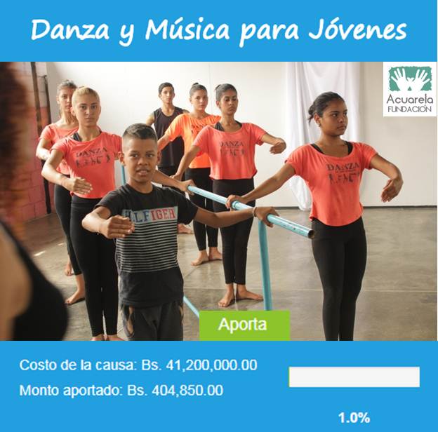 DaryRecibirVE's tweet photo. Proyecto Social "DANZA Y MÚSICA PARA JÓVENES" del Barrio José Gregorio Hernández en #barquisimeto donde se beneficiarán mas de 100 niños al mes #HazteParte -> Ingresa y registra tu valioso aporte aquí > https://t.co/lyfVWP2kFM  #Venezuela #EntreTodos #DaryRecibir #RT https://t.co/WEGAWUIChR