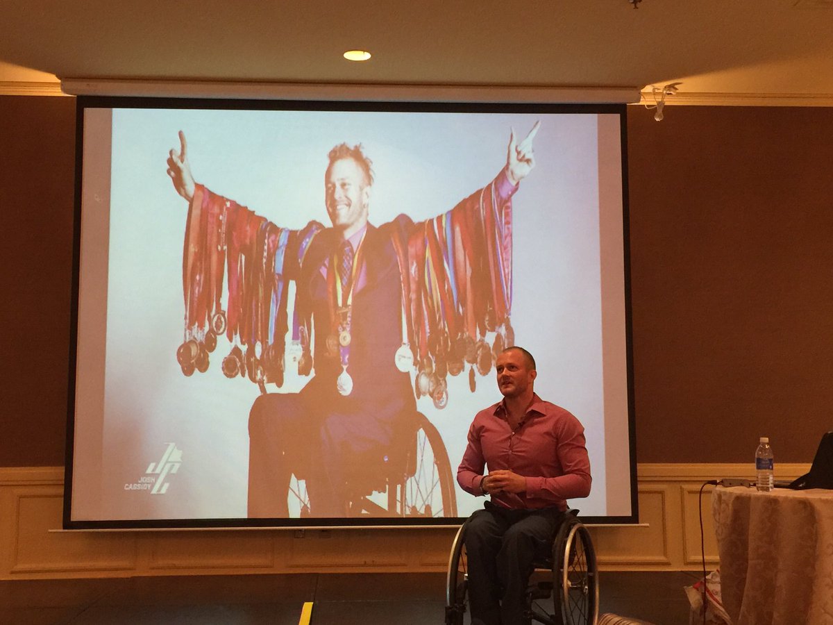 lkruz007's tweet photo. #CDSSconf great to be in @HamiltonCityCtr with @CdnDownSyndrome... moving speech this morning by @JoshCassidy84, see the ability!!! https://t.co/rihUYnMsnJ