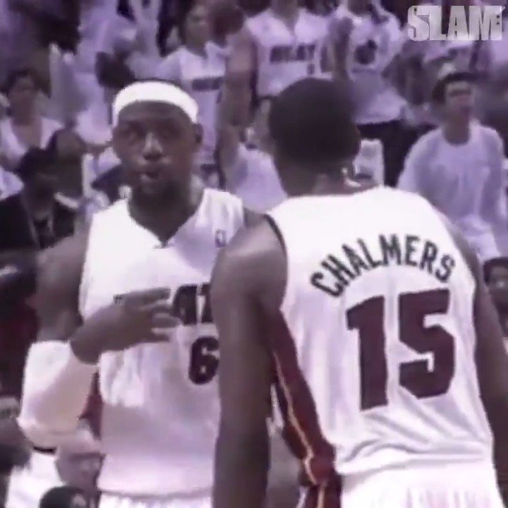 We all thought Bron was yelling at him, but actually Happy 32nd birthday Mario Chalmers 