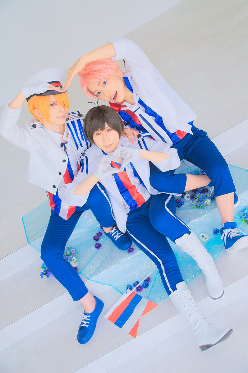 色 No Twitter コスプレ The Idolm Ster Sidem F Lags Be Happy 秋月涼 ひなた 兜大吾 ゆく 九十九一希 色 Photo By ウラセ