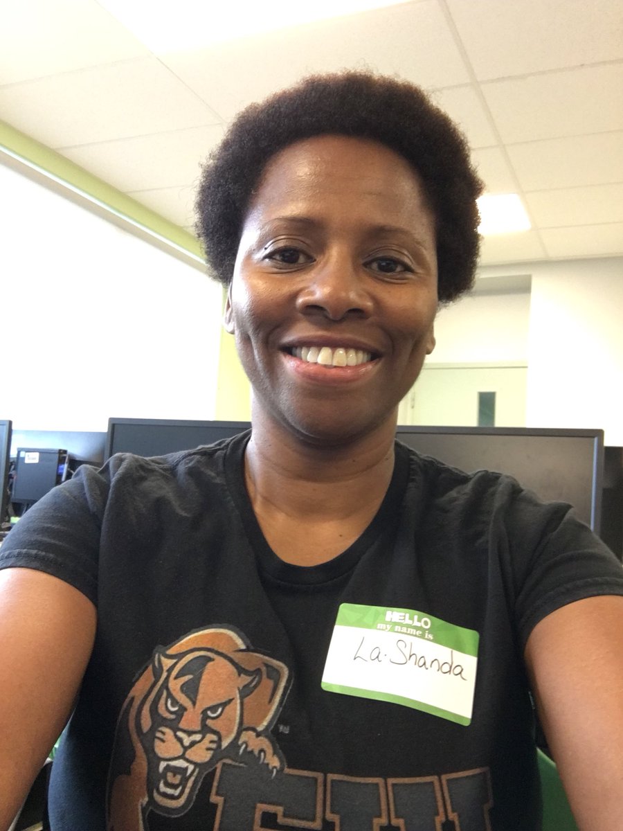 lashandaw's tweet image. @TeachCode @CTEMiami today, I am attending a Coding workshop to further my knowledge on computer science and college readiness #CODEorgPD #MDCPSsteam
