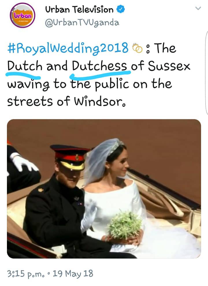 cristianwaniaye's tweet photo. But Uganda 🤘👏👏We need cuban teachers of English @UrbanTVUganda #Cubanchallenge #RoyalWedding https://t.co/jgL8ARa34H