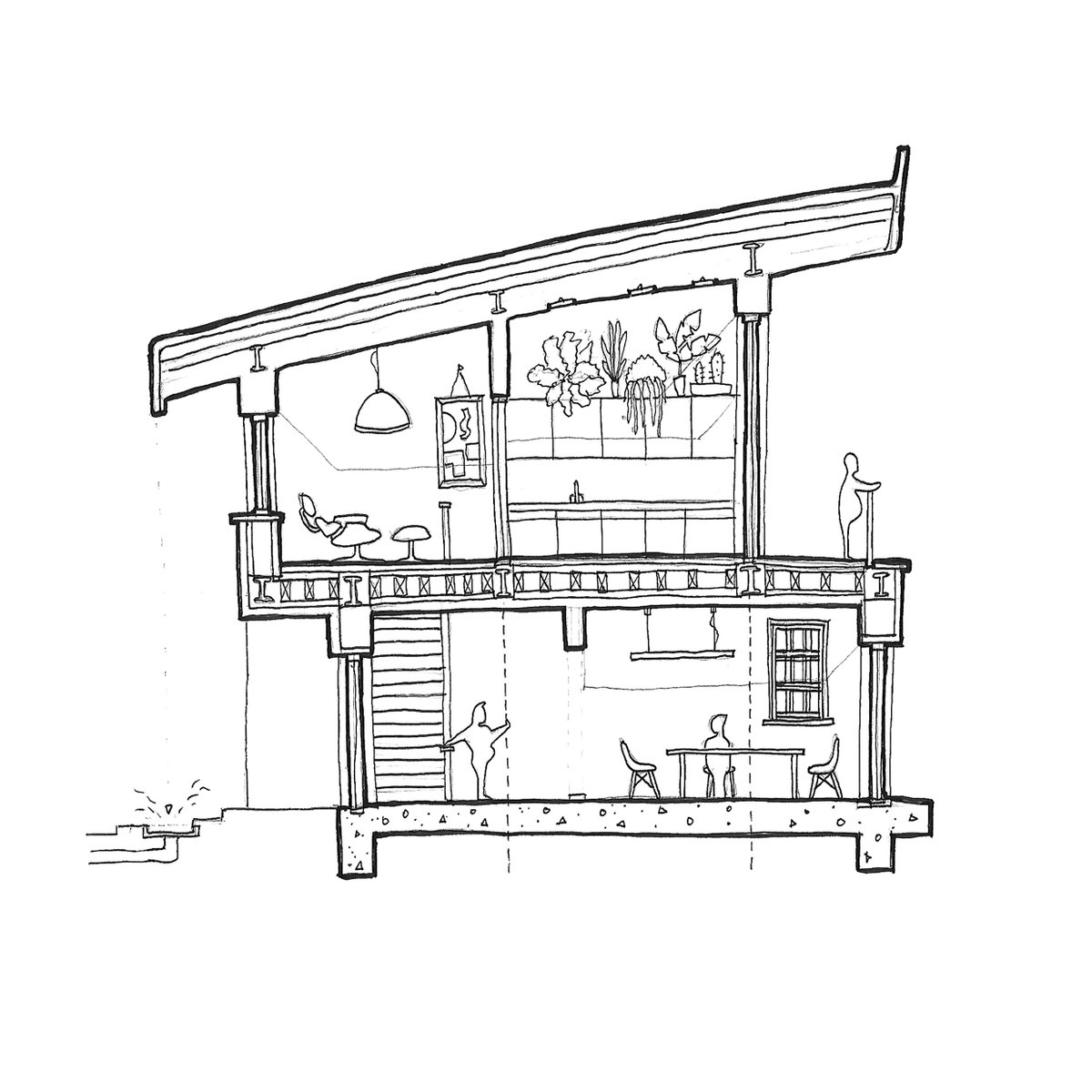 zeanmacfarlane's tweet photo. Quick Section - Zean Macfarlane #architecture #architect #architecturelove #architecturelovers #architecturetwitter #twitter #instagram #sketch #sketching #drawing #draw #illustration #section #quickidea #idea #mistakesincluded #pen #pencil #architecturaldrawing #graphic #design https://t.co/QKZMkrXMf1