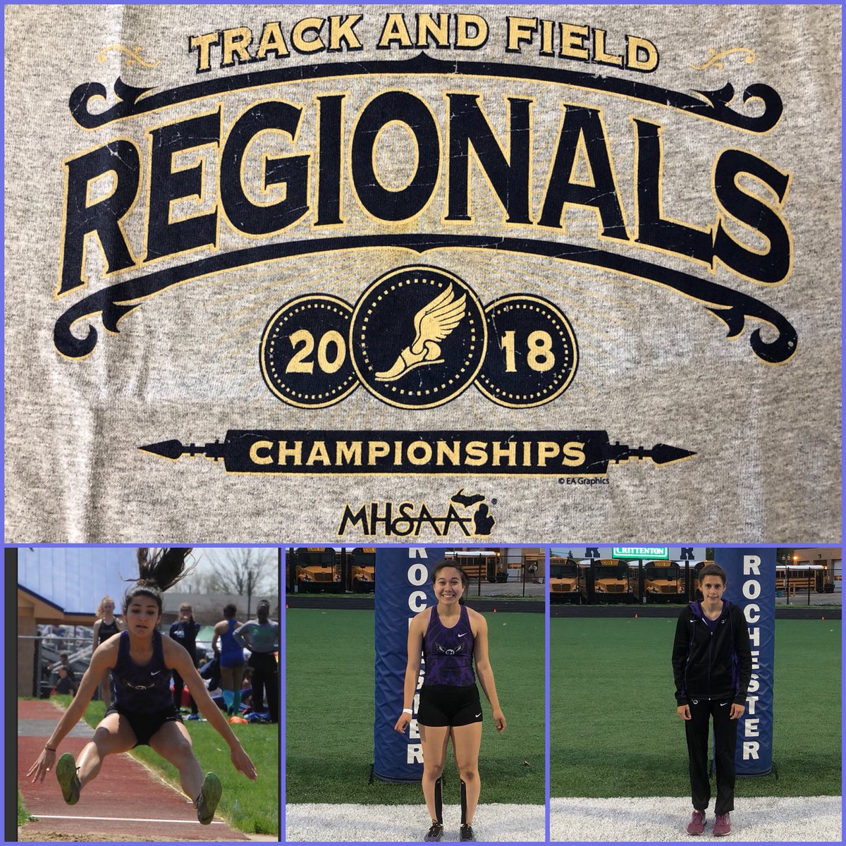 Outstanding efforts by all who competed at the MHSAA Regional Championships!!!
3 BHHS athletes qualify for the State Finals: Olivia Lopez (long jump), Leah Moir (100m dash) &amp; Shelby Jenkins (1600m run)
CONGRATULATIONS!!!
@BHHSBlackHawks <a href="/PaulPkolin/">PKSports</a> <a href="/BHBlackHawks/">BH Black Hawks</a> <a href="/bhschools/">Bloomfield Hills Schools</a>