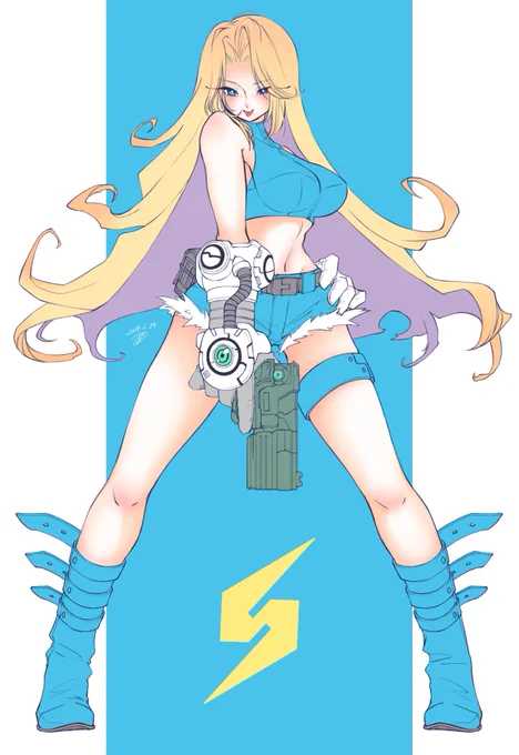 マイナー衣装ながらとっても好きなギャラリー仕様サムスちゃん。
#Metroid #metroidfusion 