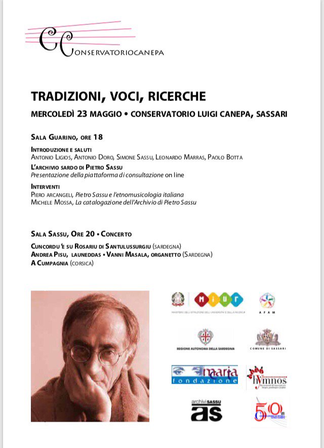 nardomarras's tweet photo. ..23 Maggio serata alla scoperta del vasto patrimonio lasciato da Pietro Sassu il grande etnomusicologo.. https://t.co/H2C29grCZi