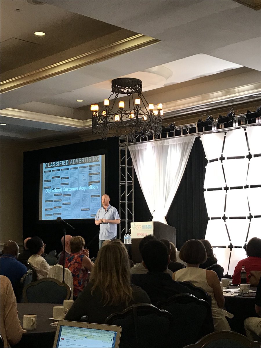 RealVoiceServe's tweet photo. Evolve or Die.  Amazing keynote today @DavidAngotti  thanks for sharing your knowledge. #vrss18 https://t.co/lfyHOs70mV