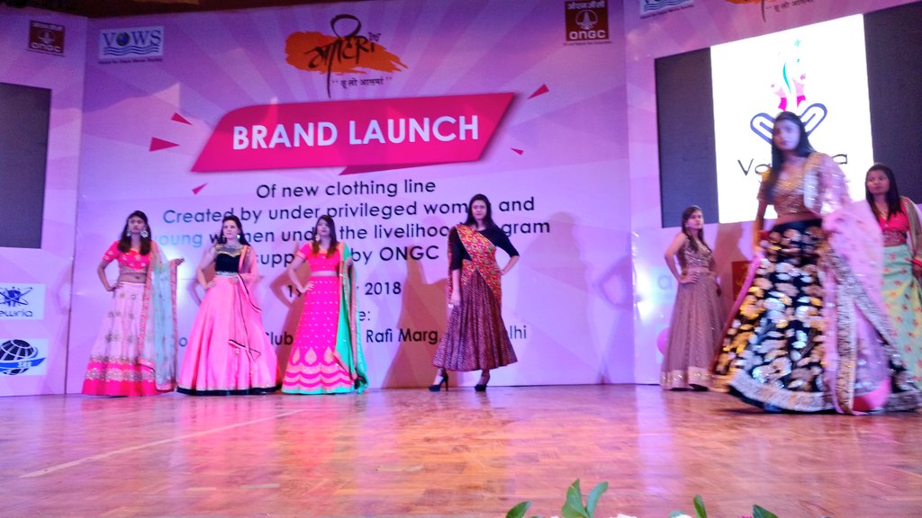 ccoi_1947's tweet photo. #CCIEvents Brand Launch Event #Mahiri of new clothing line created by under privileged #women organised by #VOWS attended by eminent dignitaries today. @ONGC_ https://t.co/H7c2nX68Q5