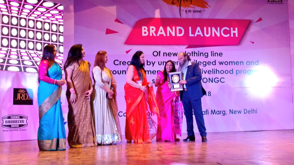 ccoi_1947's tweet photo. #CCIEvents Brand Launch Event #Mahiri of new clothing line created by under privileged #women organised by #VOWS attended by eminent dignitaries today. @ONGC_ https://t.co/H7c2nX68Q5