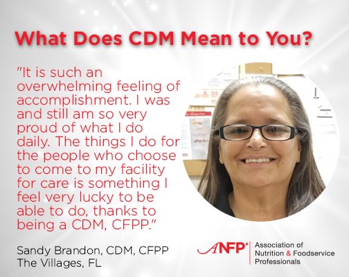 ANFP On Twitter We Love What Being A CDM CFPP Means To Sandy What 
