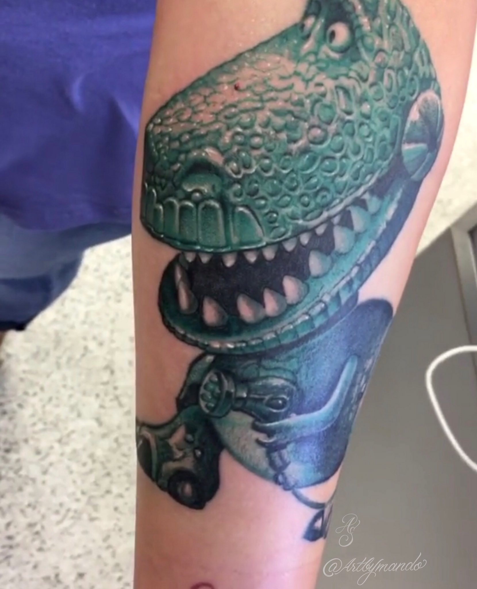 Toy Story Arm Tattoos