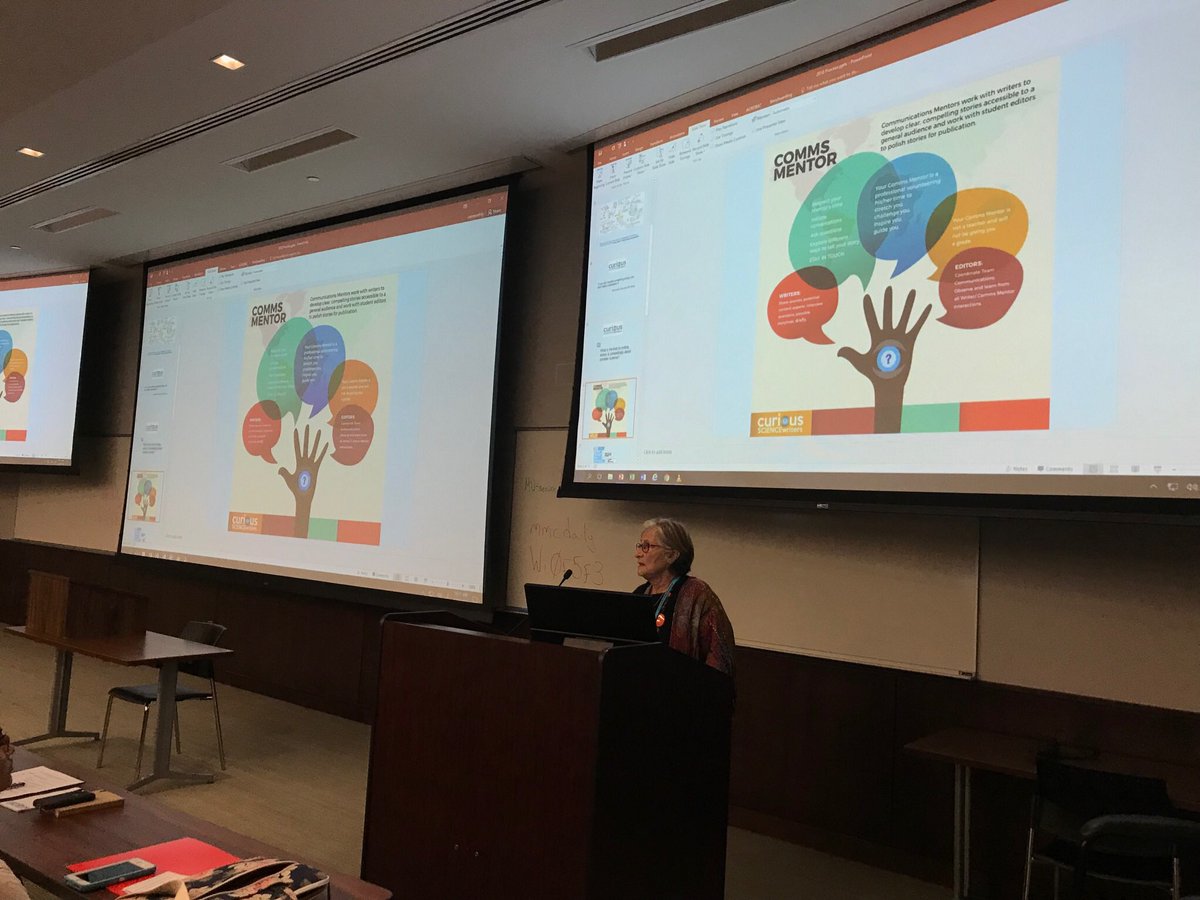 cSciencewriters's tweet photo. Learning about the creative process and receiving advice about amazing science writing 
#cSwForum #scicomm https://t.co/wymN0mSye4