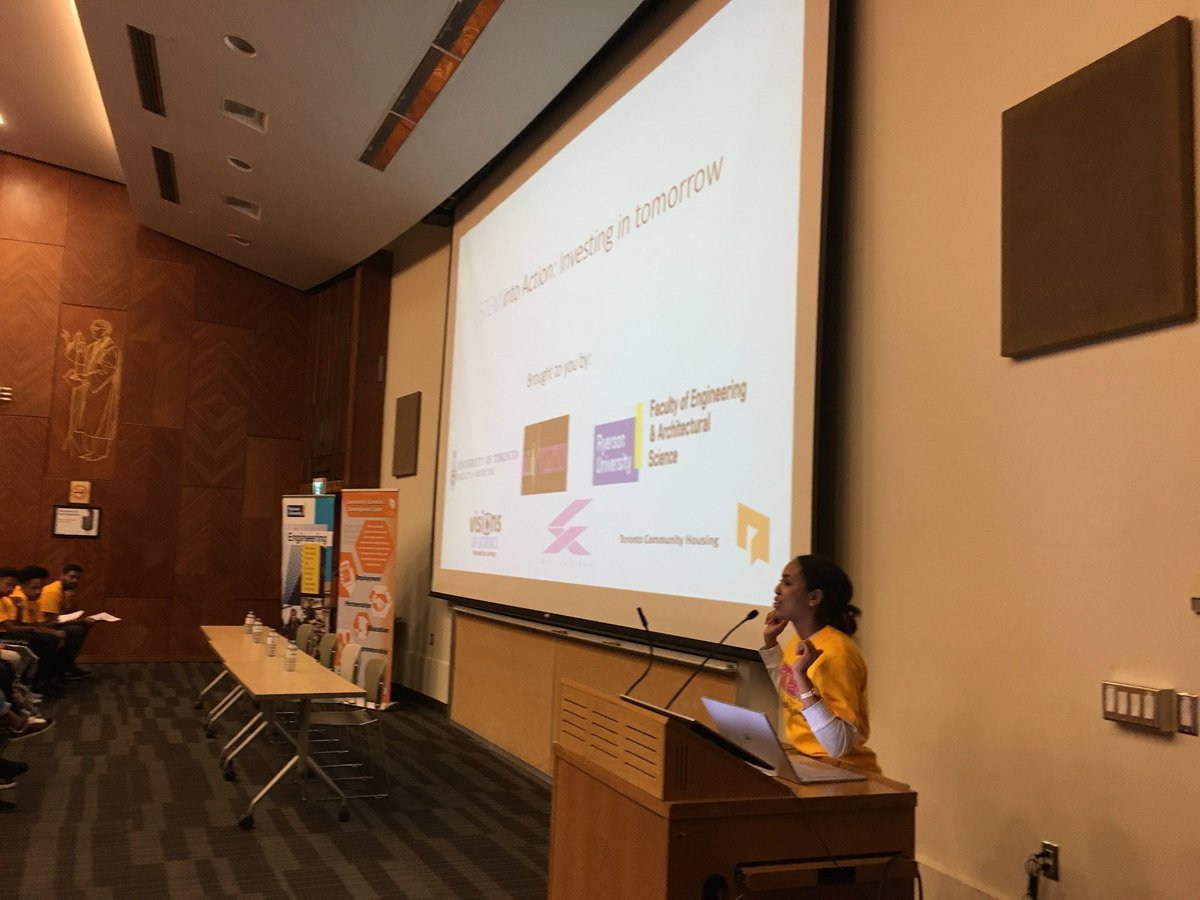 EugeniaDuodu's tweet photo. #STEMintoAction is about to start! @visionsofsci @TOHousing https://t.co/m77T5a1hSn