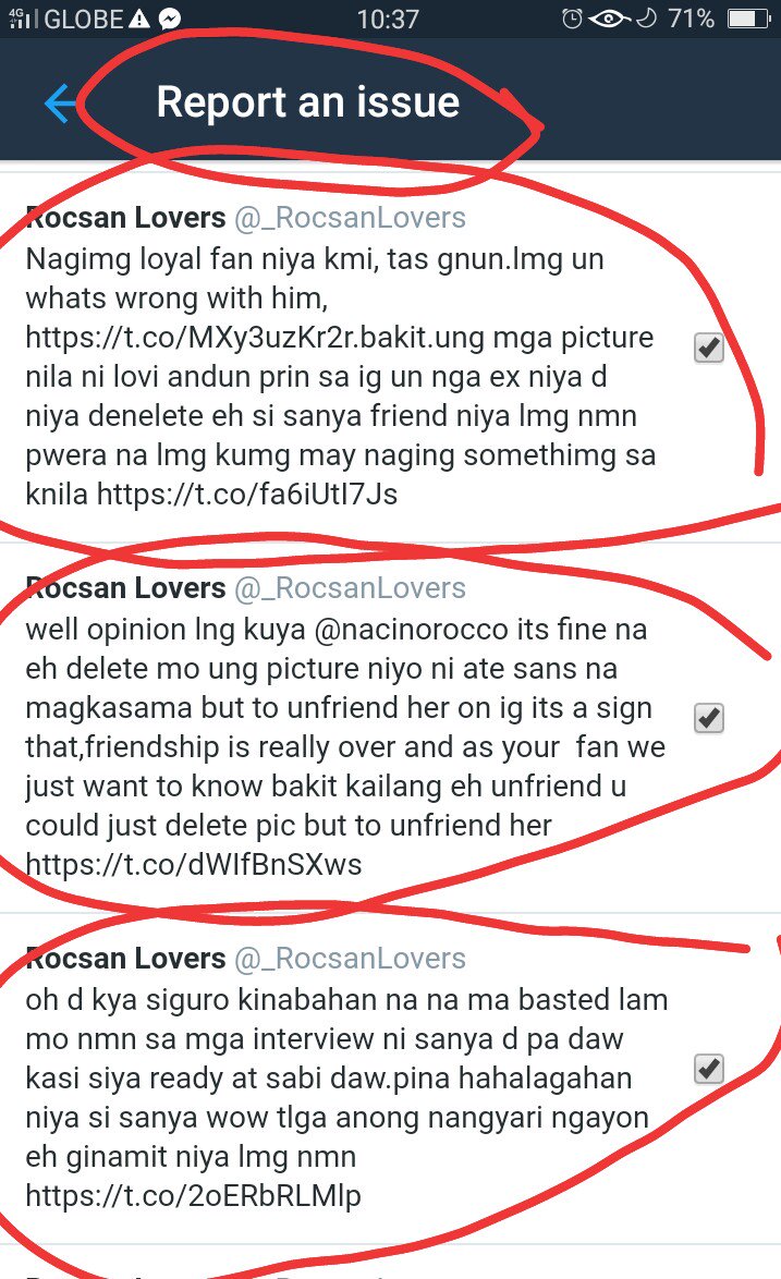 @_RocsanLovers heto na warning na to! Isang post pa nang hindi maganda kina <a href="/nacinorocco/">Rocco Nacino</a> &amp; <a href="/GOHINGMELISSA/">Melissa Gohing Nacino</a> Mukha muna ipopost ko. Hintayin muna narin ang notif messages sayo ng NBI.  Hindi sapat na dahilan na nasaktan kayo kaya nambabash kayo.  ( NOTE: LAST WARNING NAYAN) 😡